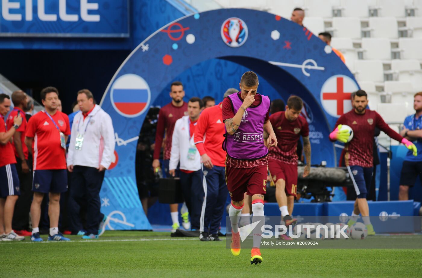 UEFA Euro 2016. England vs. Russia