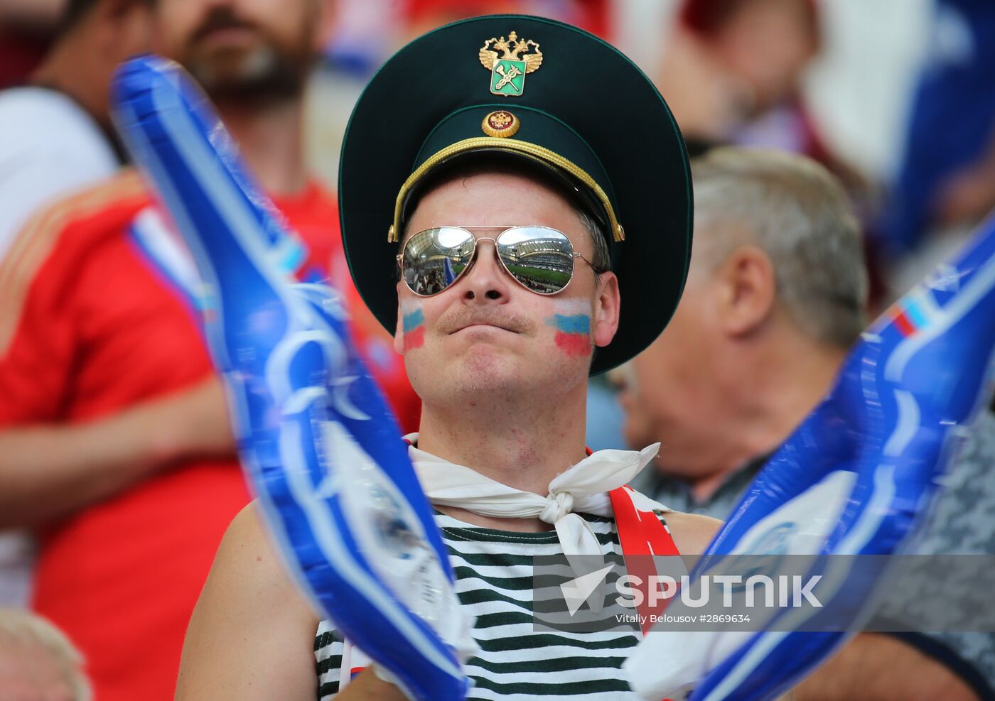 Football. UEFA Euro 2016. Russia vs. England
