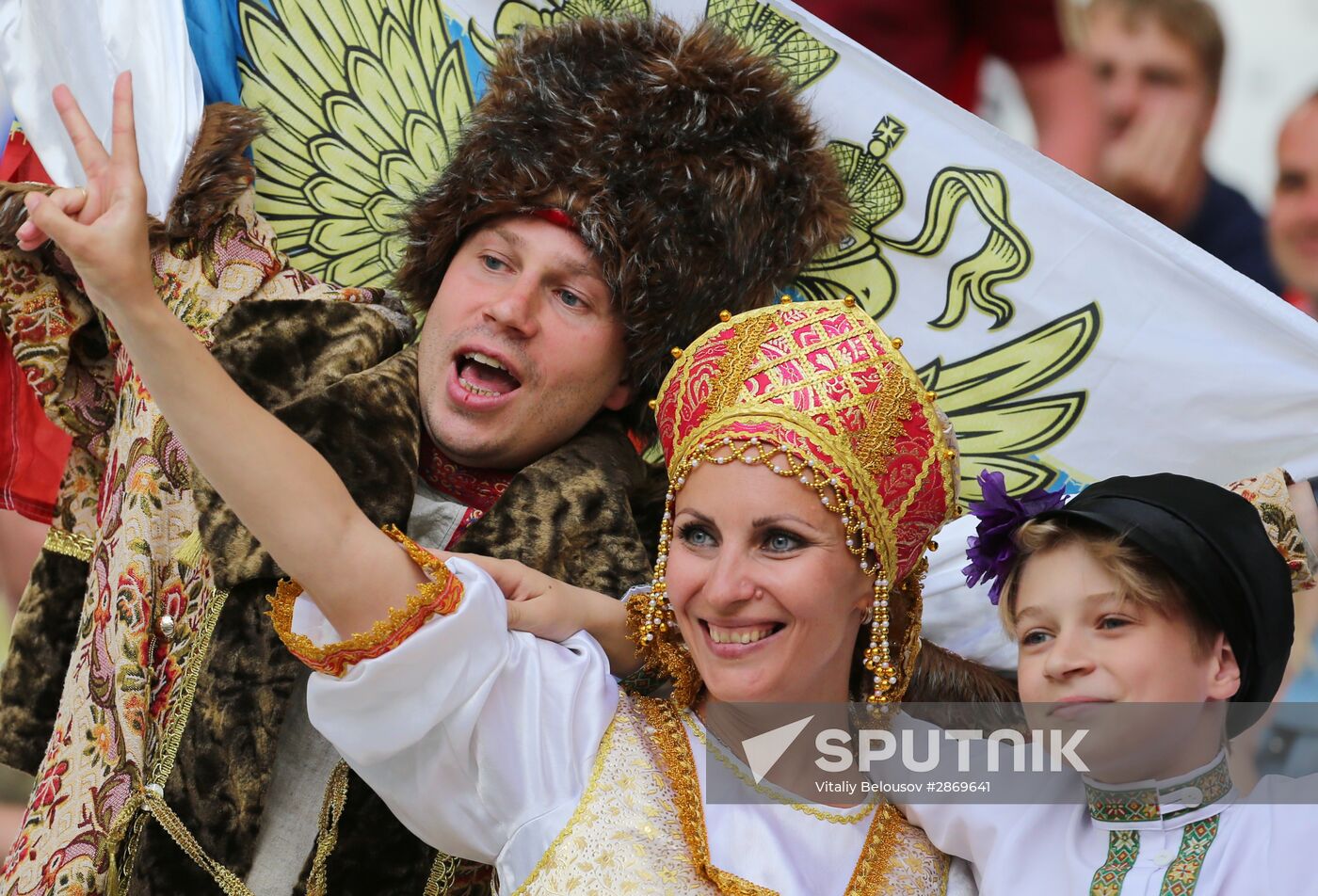 Football. UEFA Euro 2016. Russia vs. England
