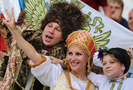 Football. UEFA Euro 2016. Russia vs. England