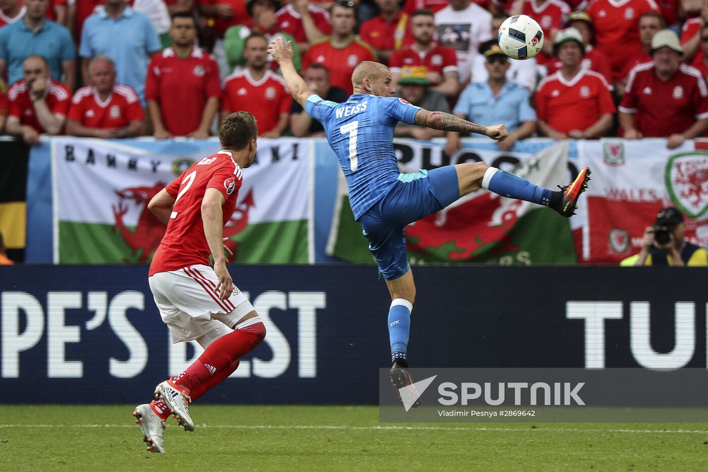 UEFA Euro 2016. Wales vs. Slovakia