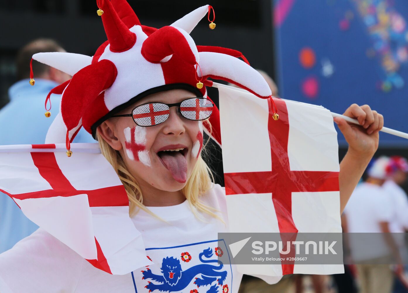 Football. UEFA Euro 2016. Russia vs. England