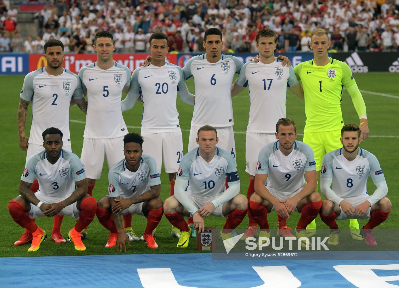 UEFA Euro 2016. England vs. Russia