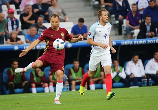 Football. UEFA Euro 2016. Russia vs. England