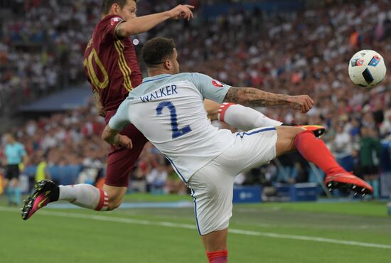 Football. UEFA Euro 2016. Russia vs. England