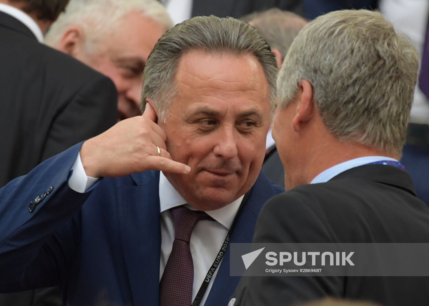 Football. UEFA Euro 2016. Russia vs. England