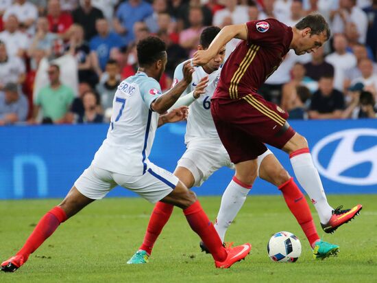 Football. UEFA Euro 2016. Russia vs. England