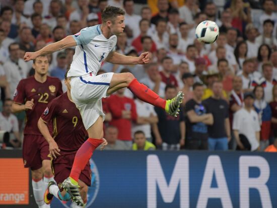 Football. UEFA Euro 2016. Russia vs. England