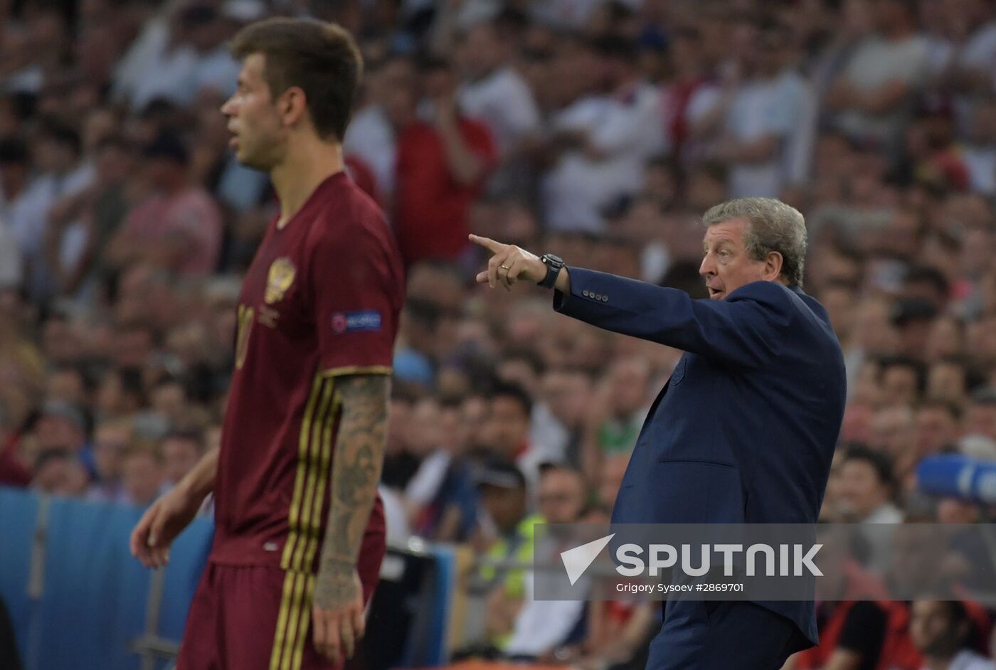 Football. UEFA Euro 2016. Russia vs. England