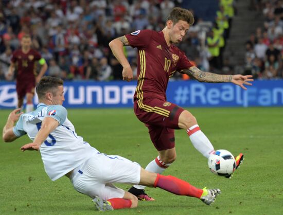 Football. UEFA Euro 2016. Russia vs. England
