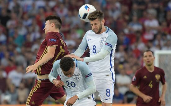 Football. UEFA Euro 2016. Russia vs. England