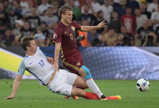 Football. UEFA Euro 2016. Russia vs. England