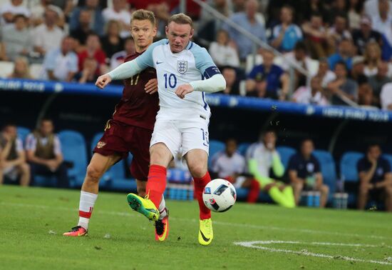 Football. UEFA Euro 2016. Russia vs. England
