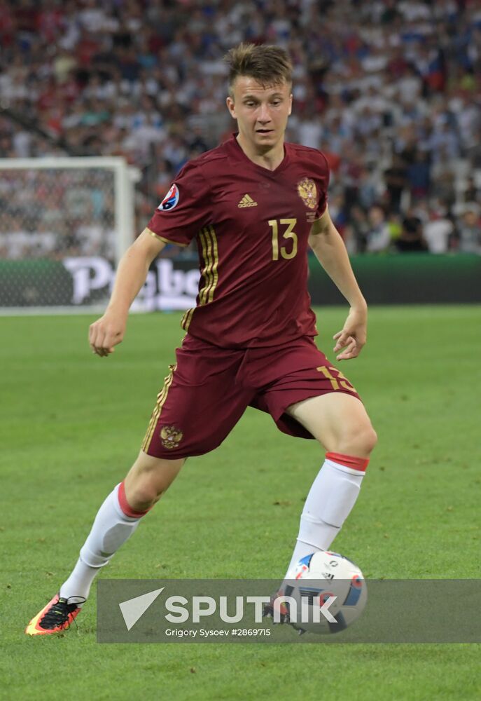 Football. UEFA Euro 2016. Russia vs. England