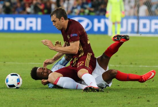 Football. UEFA Euro 2016. Russia vs. England