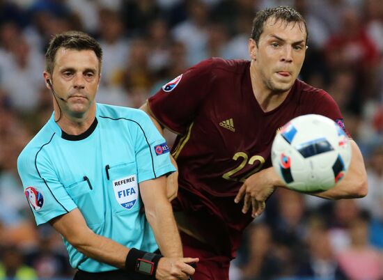 Football. UEFA Euro 2016. Russia vs. England