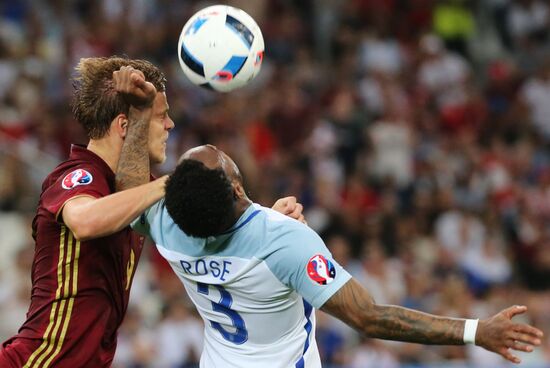 Football. UEFA Euro 2016. Russia vs. England