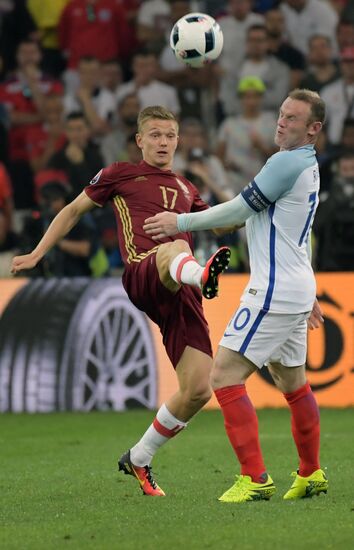 Football. UEFA Euro 2016. Russia vs. England