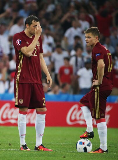Football. UEFA Euro 2016. Russia vs. England