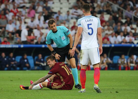 Football. UEFA Euro 2016. Russia vs. England