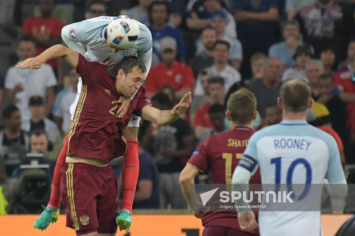 Football. UEFA Euro 2016. Russia vs. England