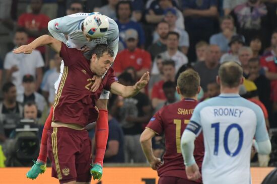 Football. UEFA Euro 2016. Russia vs. England