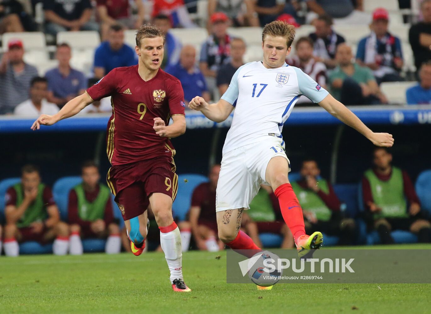 Football. UEFA Euro 2016. Russia vs. England