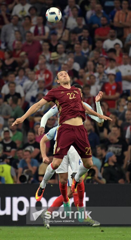 Football. UEFA Euro 2016. Russia vs. England