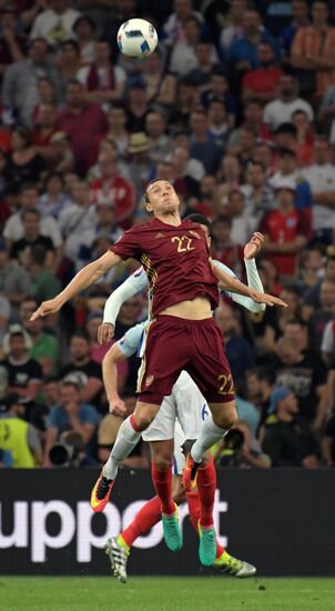 Football. UEFA Euro 2016. Russia vs. England