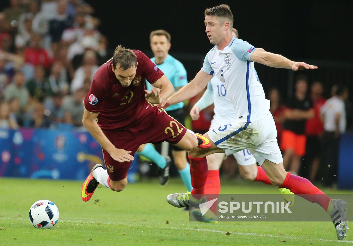 UEFA Euro 2016. England vs. Russia