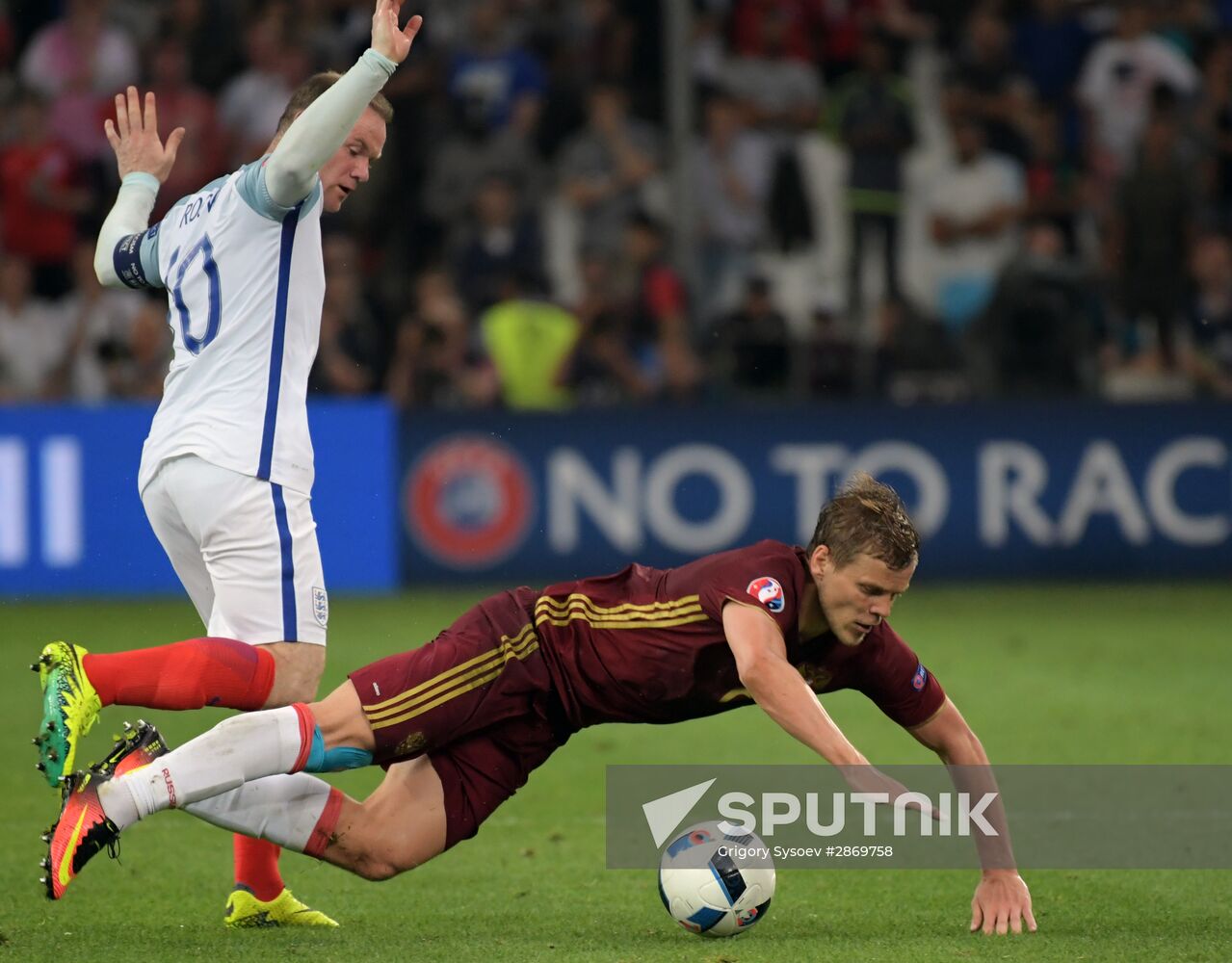 UEFA Euro 2016. England vs. Russia