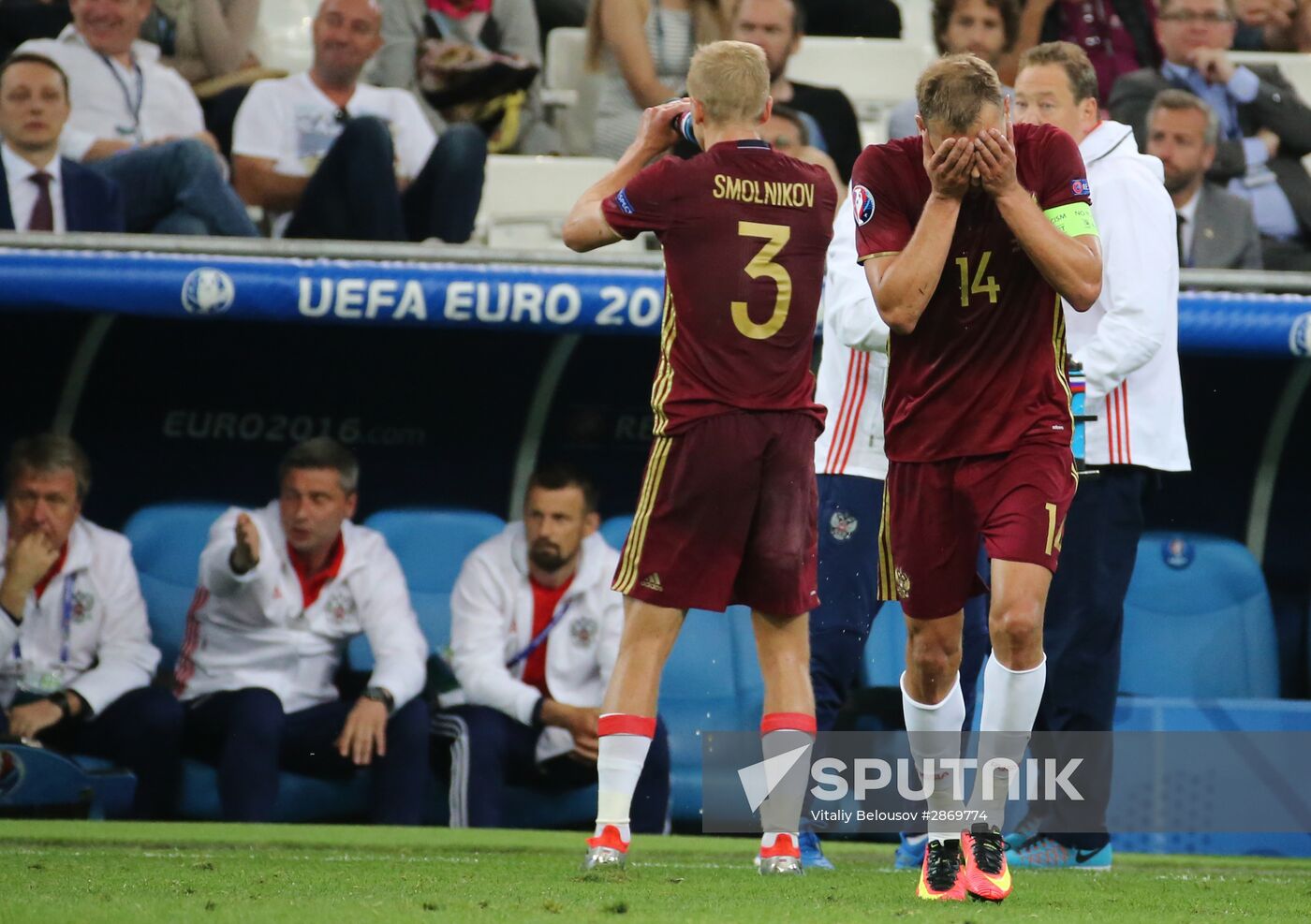 UEFA Euro 2016. England vs. Russia