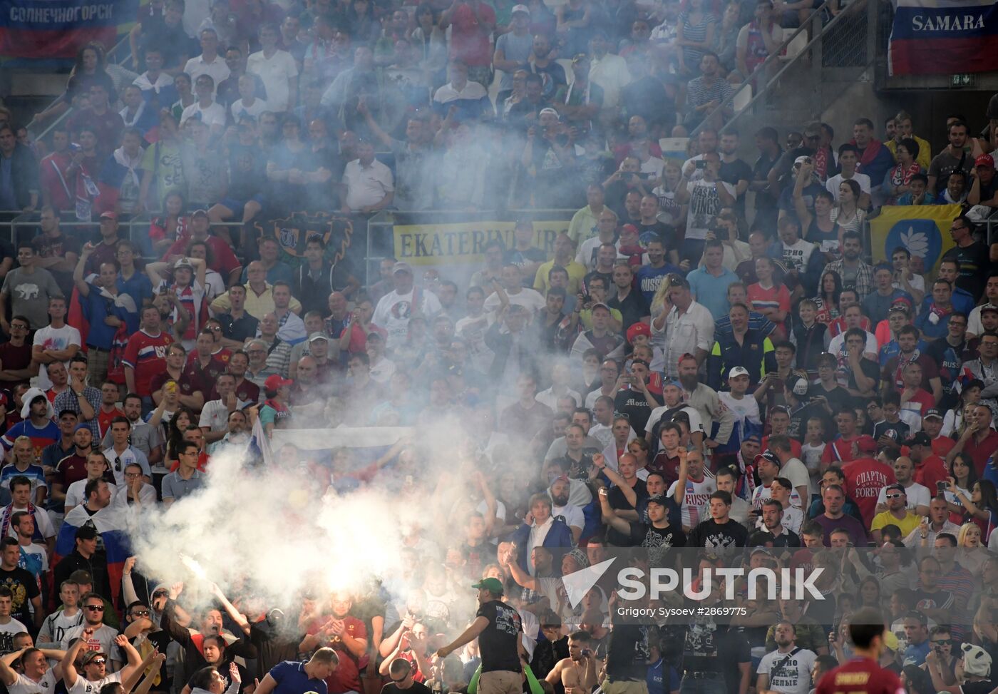 UEFA Euro 2016. England vs. Russia