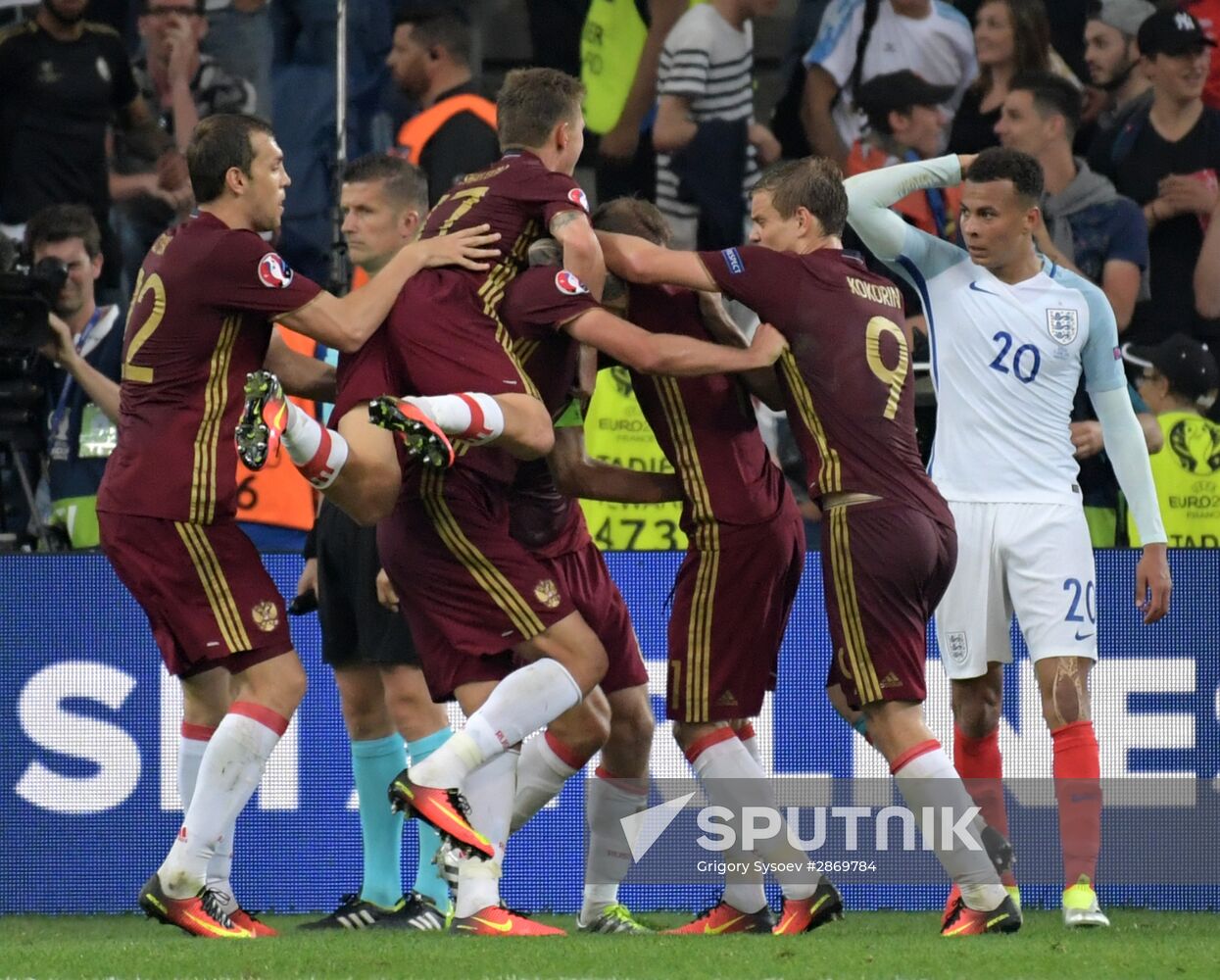 UEFA Euro 2016. England vs. Russia