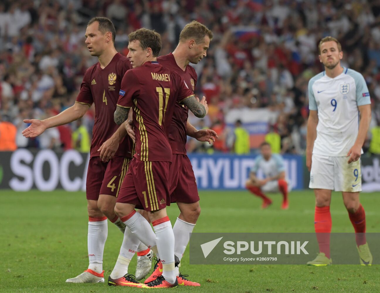 UEFA Euro 2016. England vs. Russia