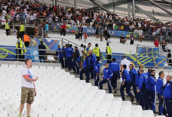 Football. UEFA Euro 2016. Russia vs. England