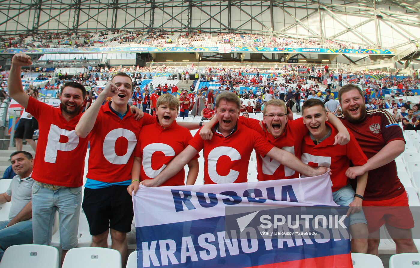 UEFA Euro 2016. England vs. Russia