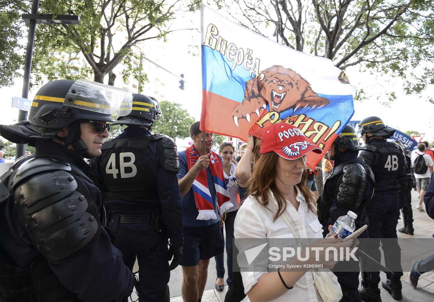 UEFA Euro 2016. England vs. Russia
