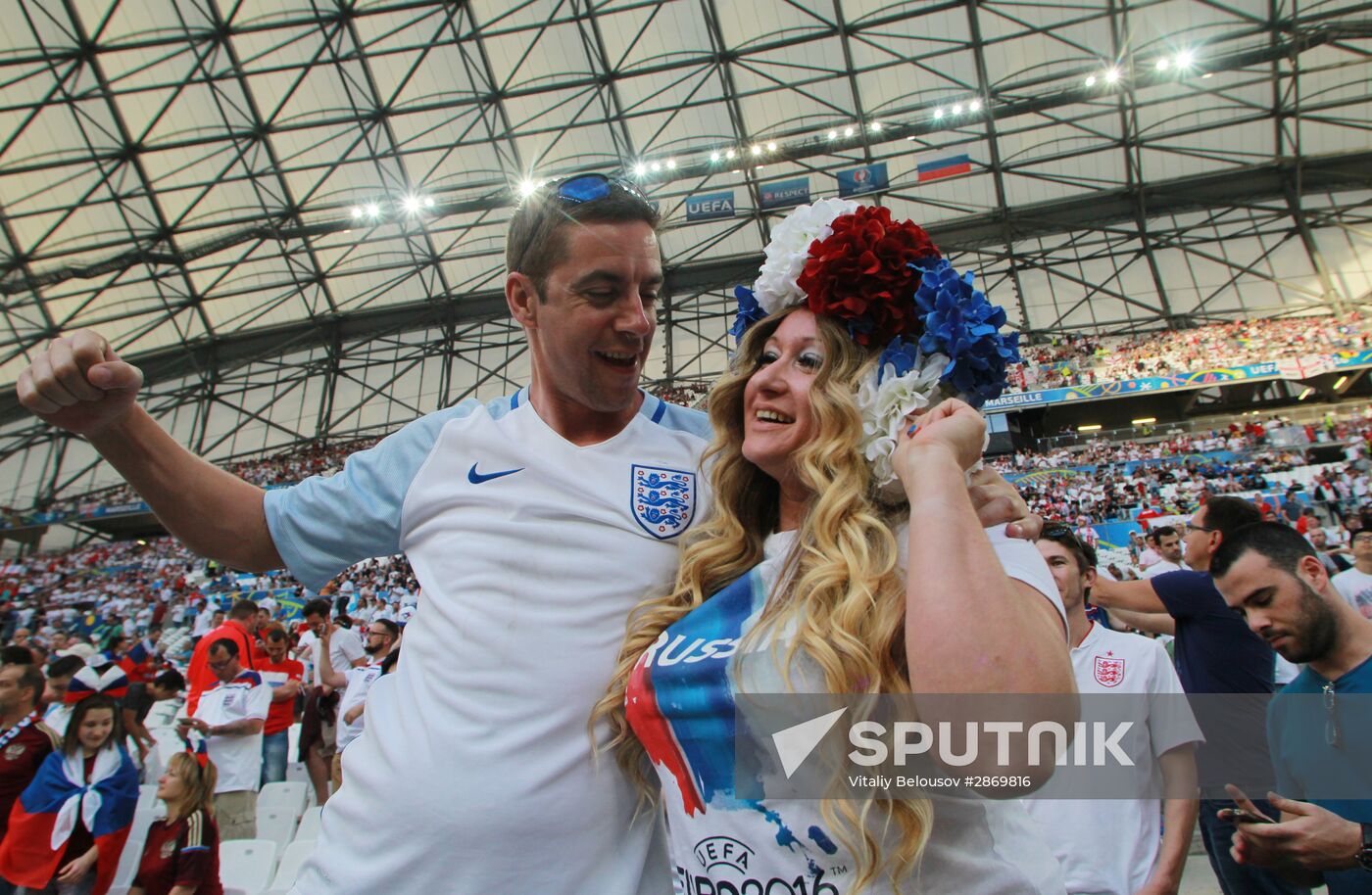 UEFA Euro 2016. England vs. Russia