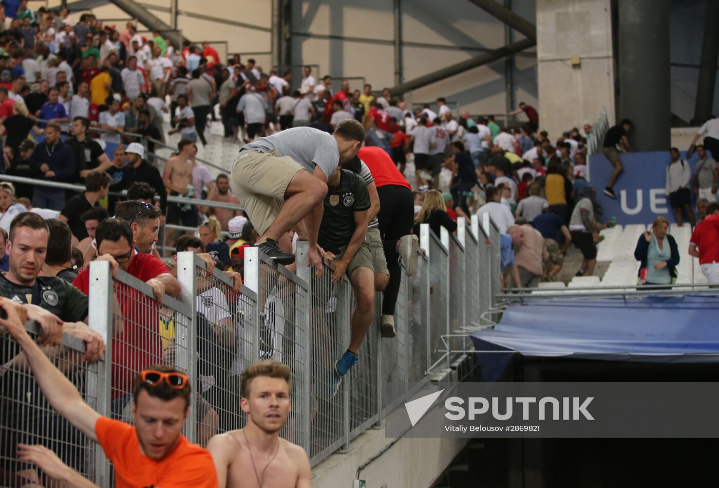 UEFA Euro 2016. England vs. Russia