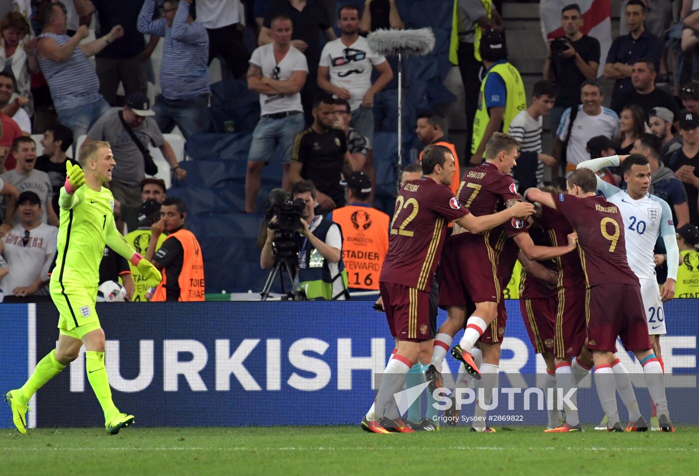 UEFA Euro 2016. England vs. Russia
