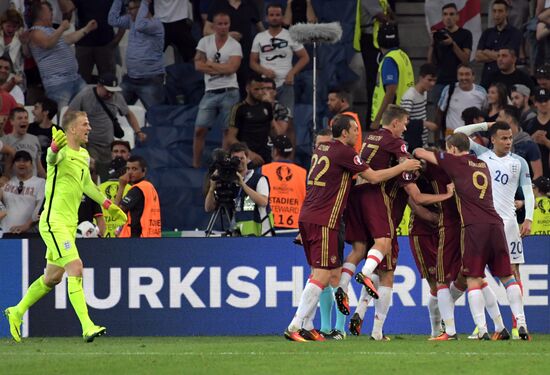 UEFA Euro 2016. England vs. Russia