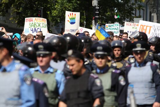 Kiev Pride 2016 LGBT parade
