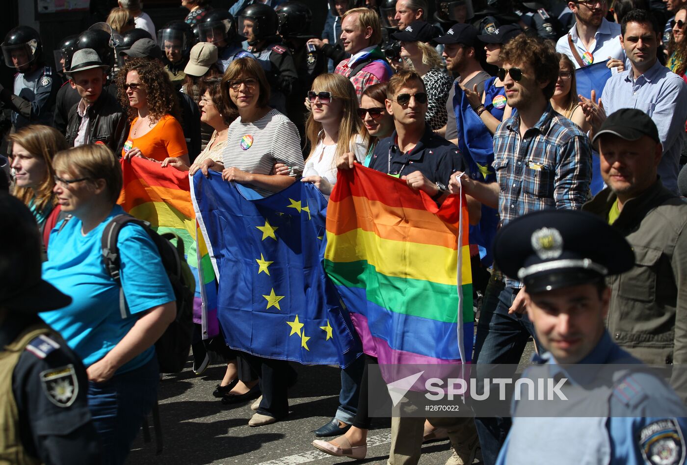 Kiev Pride 2016 LGBT parade