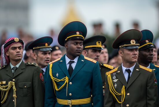 Graduation ceremony at Omsk Armor Engineering Institute