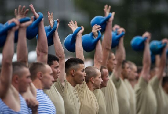 Graduation ceremony at Omsk Armor Engineering Institute