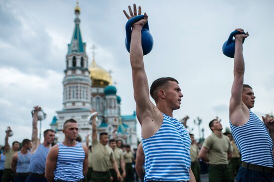 Graduation ceremony at Omsk Armor Engineering Institute