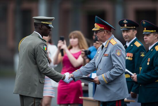 Graduation ceremony at Omsk Armor Engineering Institute