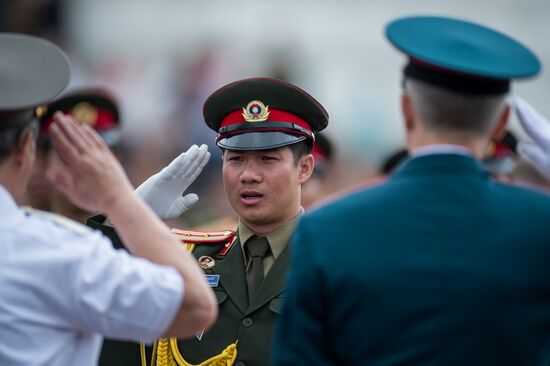 Graduation ceremony at Omsk Armor Engineering Institute
