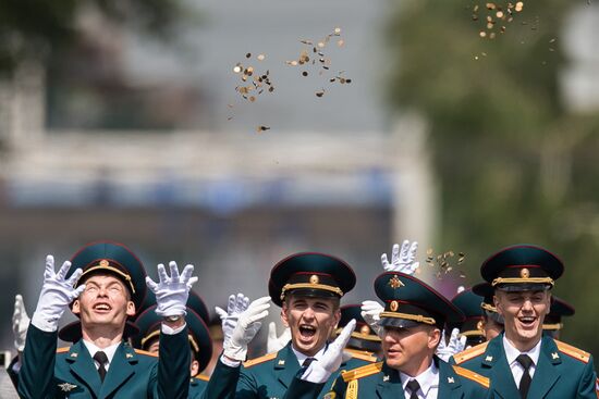 Graduation ceremony at Omsk Armor Engineering Institute